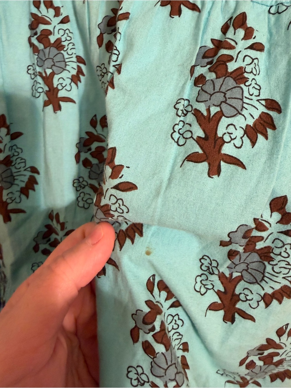 Tuckernuck Turquoise Bouquet Dress - Picture 3 of 4